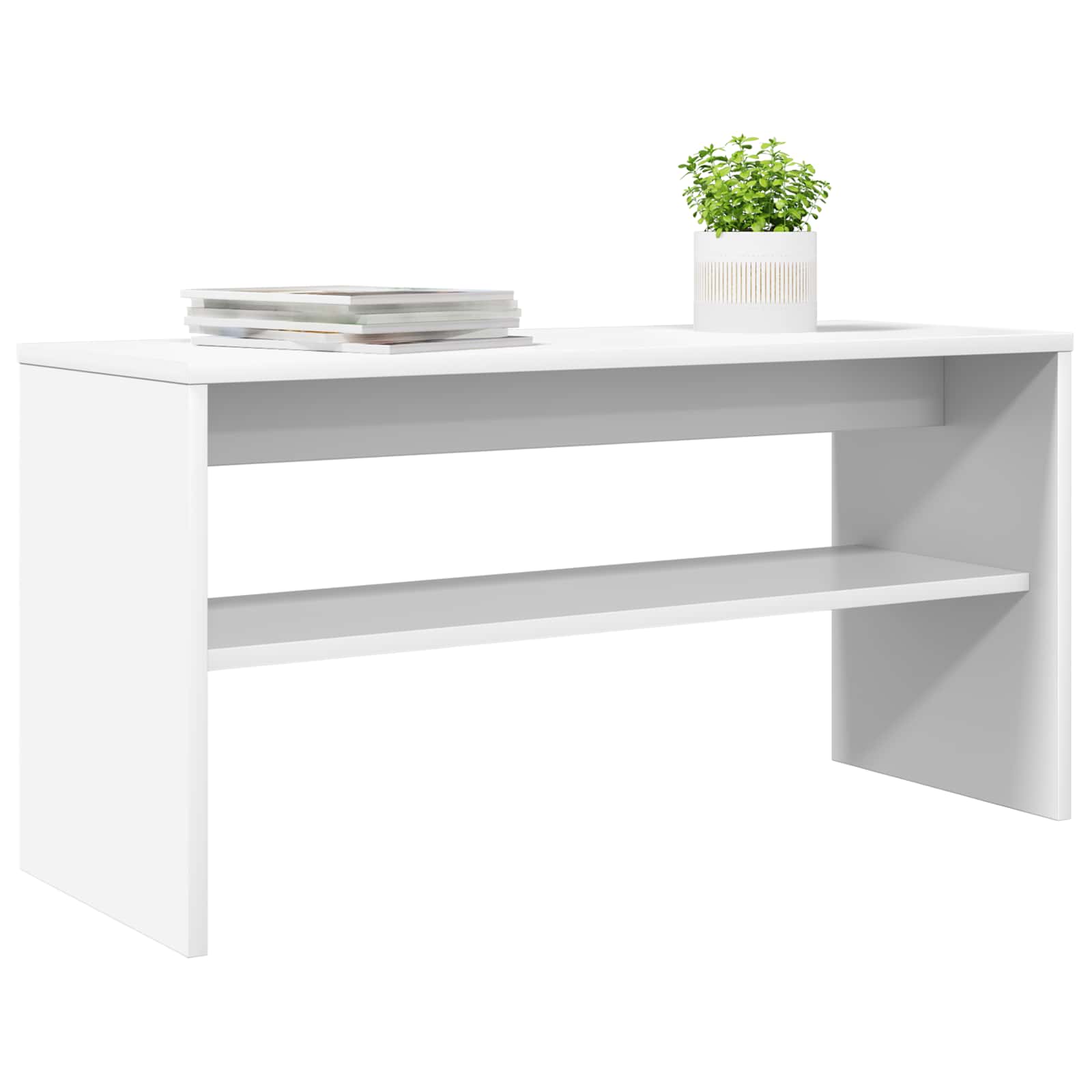Mobile TV Bianco 80 x 30 x 40 cm Legno multistrato