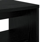 Mobile TV Rovere Nero 80 x 30 x 40 cm Legno multistrato