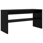 Mobile TV Rovere Nero 80 x 30 x 40 cm Legno multistrato