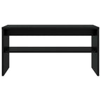 Mobile TV Rovere Nero 80 x 30 x 40 cm Legno multistrato