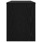 Mobile TV Rovere Nero 80 x 30 x 40 cm Legno multistrato