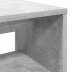 Mobile TV Grigio cemento 80 x 30 x 40 cm Legno multistrato