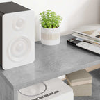 Mobile TV Grigio cemento 80 x 30 x 40 cm Legno multistrato