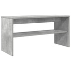 Mobile TV Grigio cemento 80 x 30 x 40 cm Legno multistrato