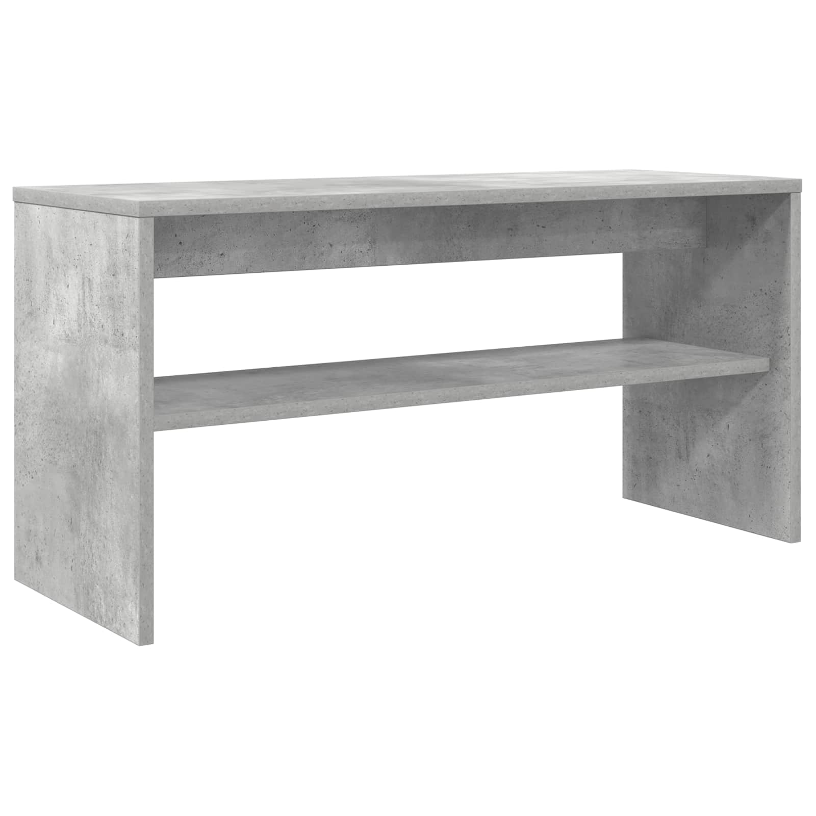 Mobile TV Grigio cemento 80 x 30 x 40 cm Legno multistrato