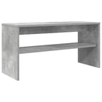 Mobile TV Grigio cemento 80 x 30 x 40 cm Legno multistrato