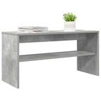 Mobile TV Grigio cemento 80 x 30 x 40 cm Legno multistrato