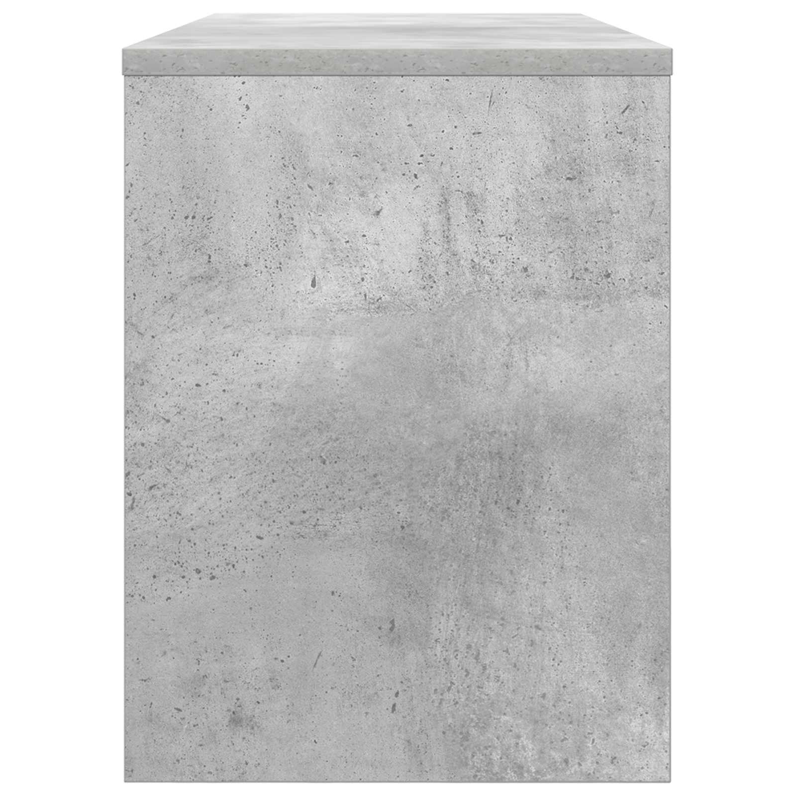 Mobile TV Grigio cemento 80 x 30 x 40 cm Legno multistrato