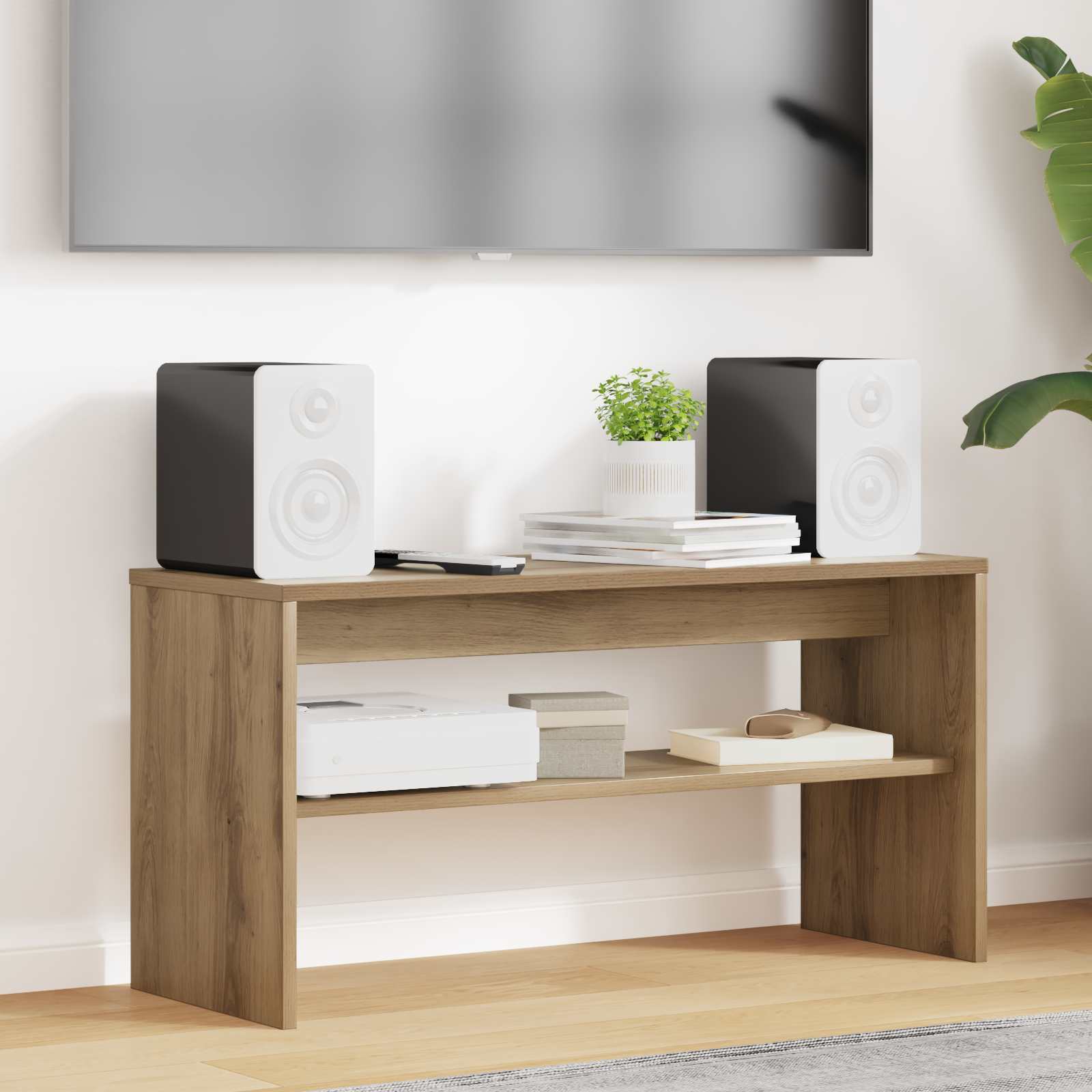 Mobile TV Rovere artigianale 80 x 30 x 40 cm Legno multistrato
