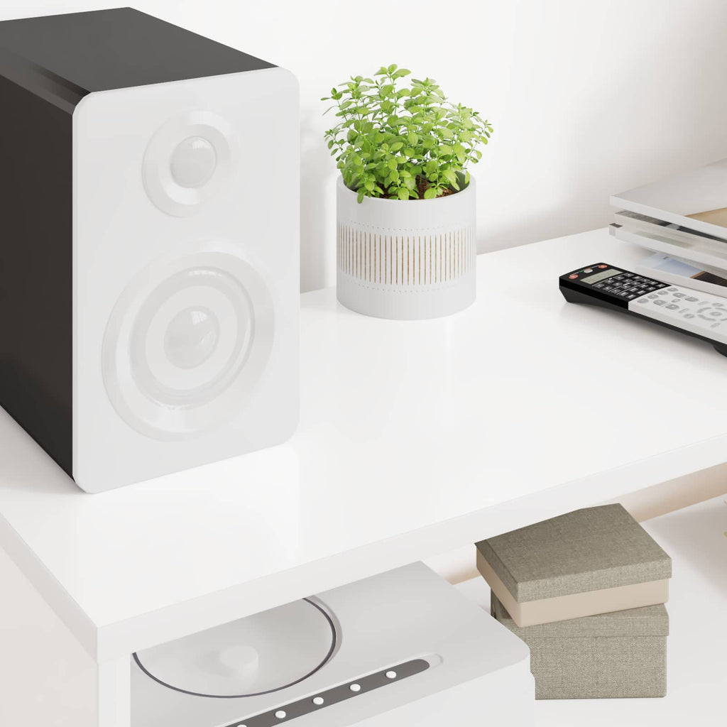 Mobile TV Bianco 100 x 30 x 40 cm Legno multistrato