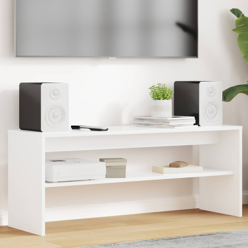 Mobile TV Bianco 100 x 30 x 40 cm Legno multistrato