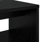 Mobile TV Rovere Nero 100 x 30 x 40 cm Legno multistrato