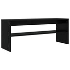 Mobile TV Rovere Nero 100 x 30 x 40 cm Legno multistrato
