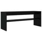 Mobile TV Rovere Nero 100 x 30 x 40 cm Legno multistrato