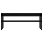Mobile TV Rovere Nero 100 x 30 x 40 cm Legno multistrato