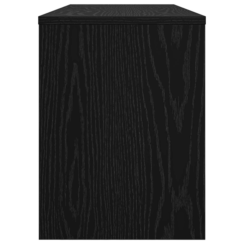 Mobile TV Rovere Nero 100 x 30 x 40 cm Legno multistrato