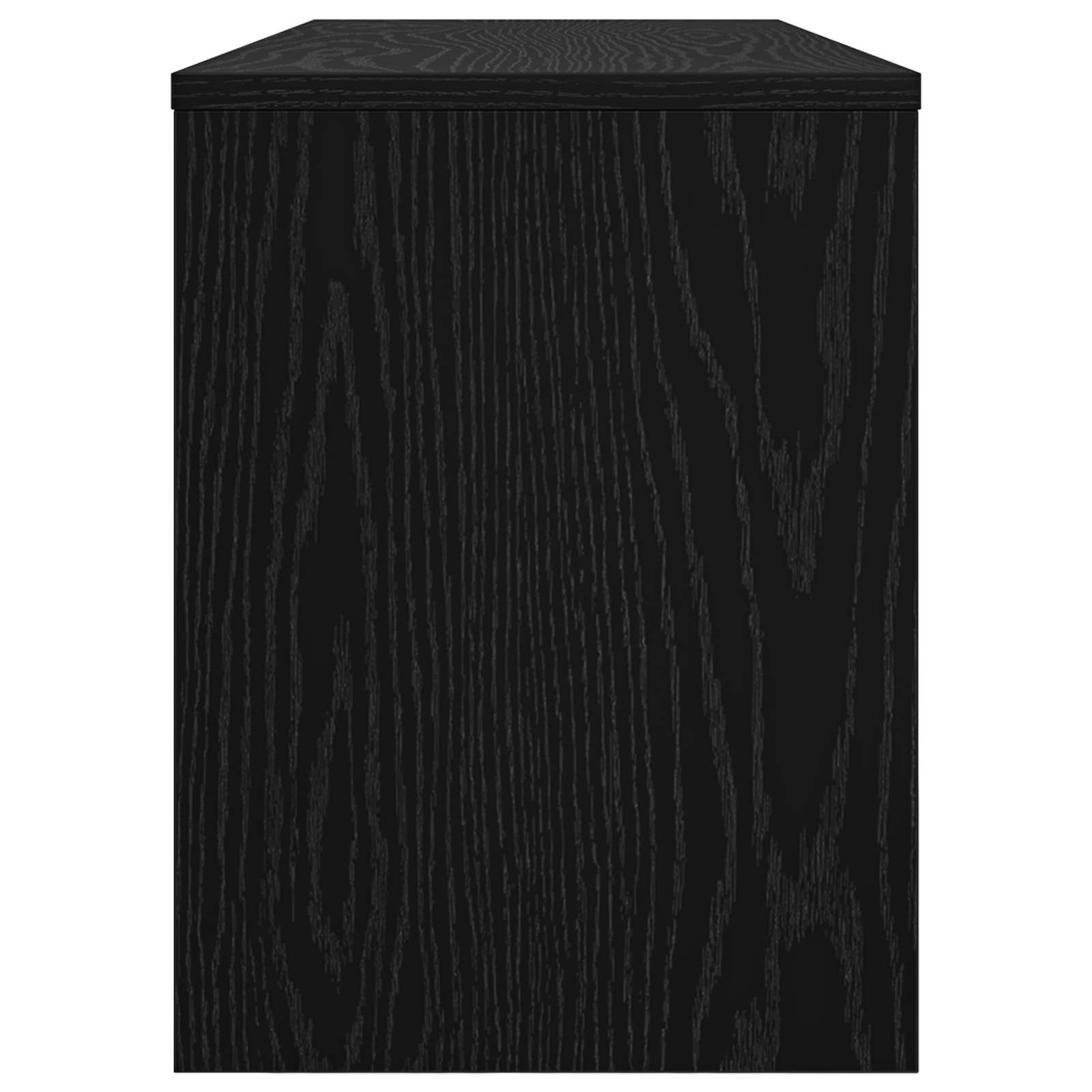 Mobile TV Rovere Nero 100 x 30 x 40 cm Legno multistrato