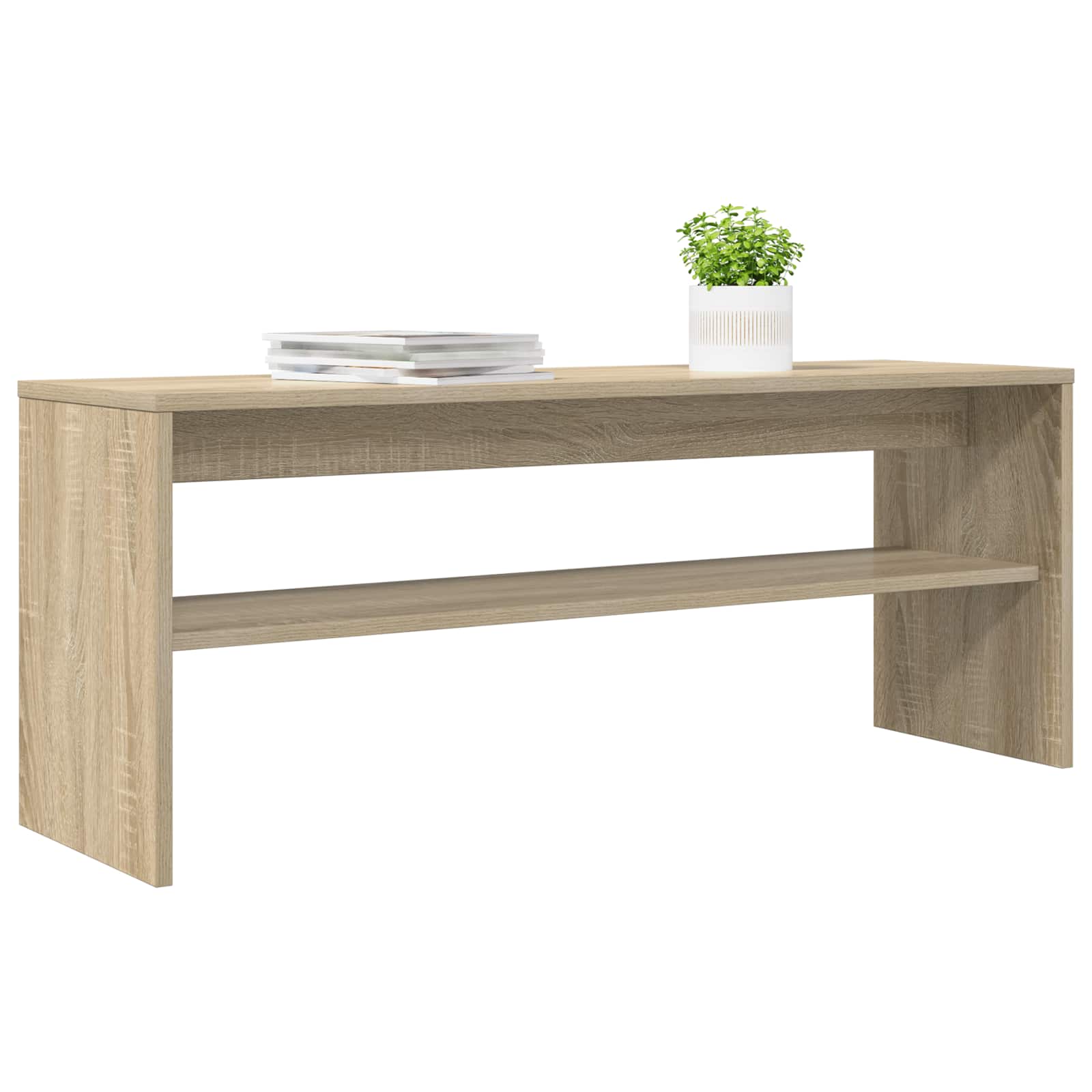 Mobile TV Rovere Sonoma 100 x 30 x 40 cm Legno multistrato