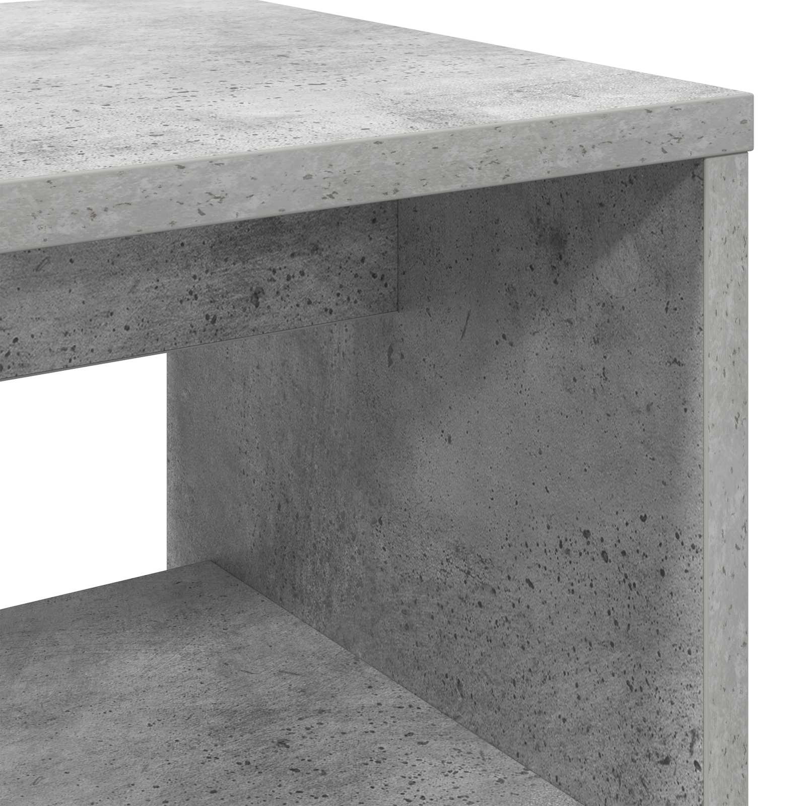 Mobile TV Grigio cemento 100 x 30 x 40 cm Legno multistrato