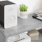 Mobile TV Grigio cemento 100 x 30 x 40 cm Legno multistrato