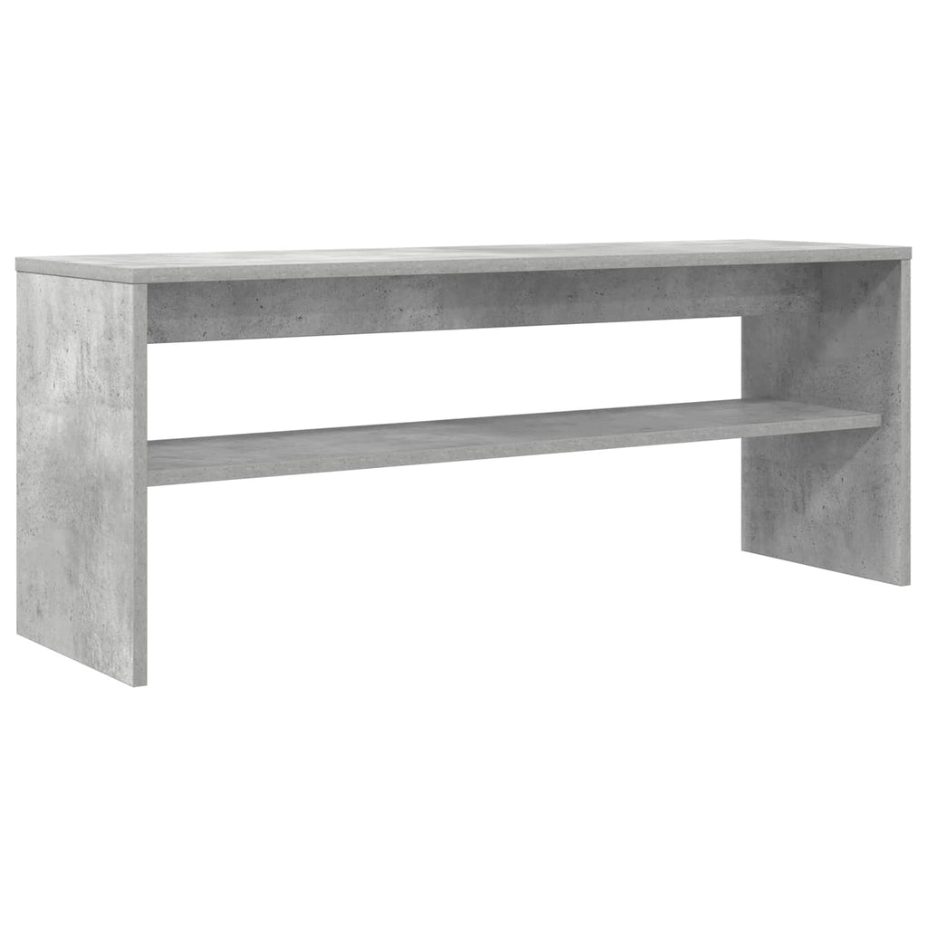 Mobile TV Grigio cemento 100 x 30 x 40 cm Legno multistrato