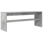 Mobile TV Grigio cemento 100 x 30 x 40 cm Legno multistrato