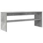 Mobile TV Grigio cemento 100 x 30 x 40 cm Legno multistrato