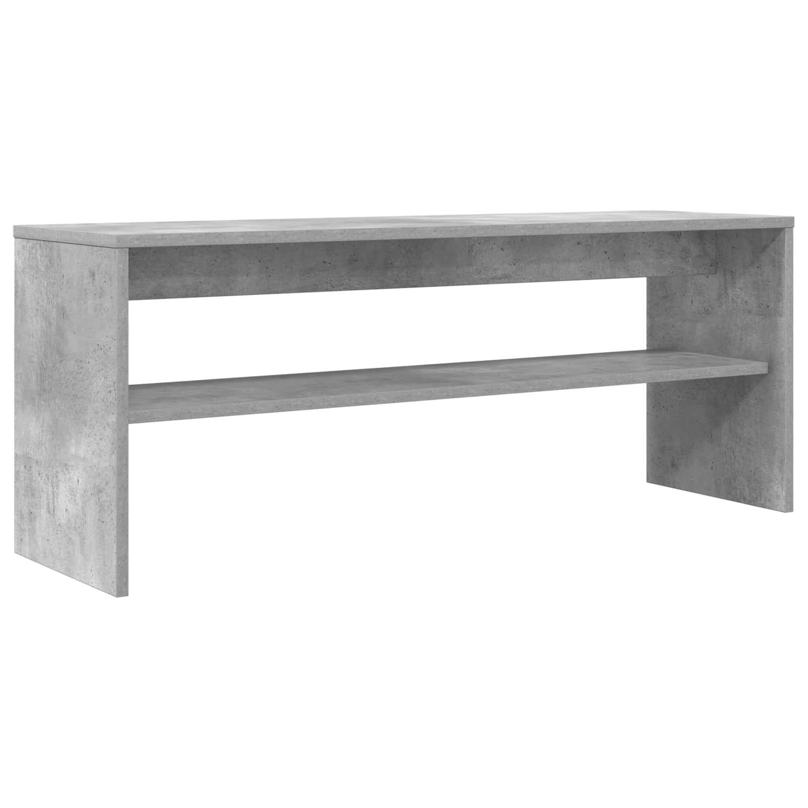 Mobile TV Grigio cemento 100 x 30 x 40 cm Legno multistrato