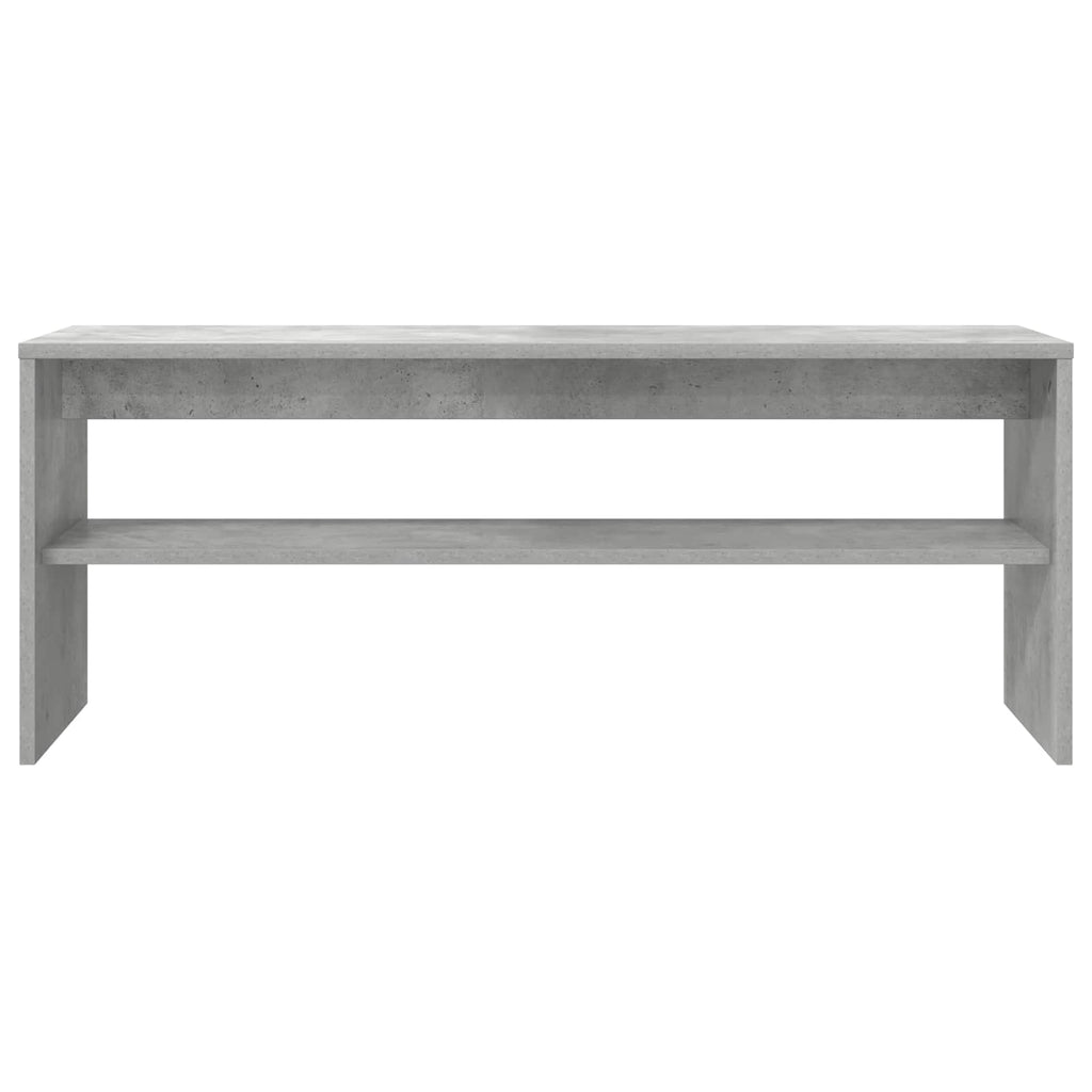 Mobile TV Grigio cemento 100 x 30 x 40 cm Legno multistrato