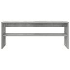 Mobile TV Grigio cemento 100 x 30 x 40 cm Legno multistrato