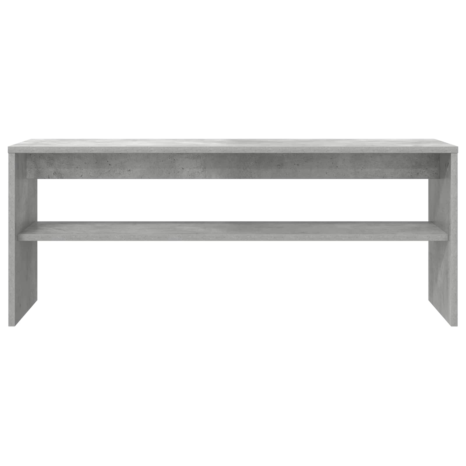Mobile TV Grigio cemento 100 x 30 x 40 cm Legno multistrato