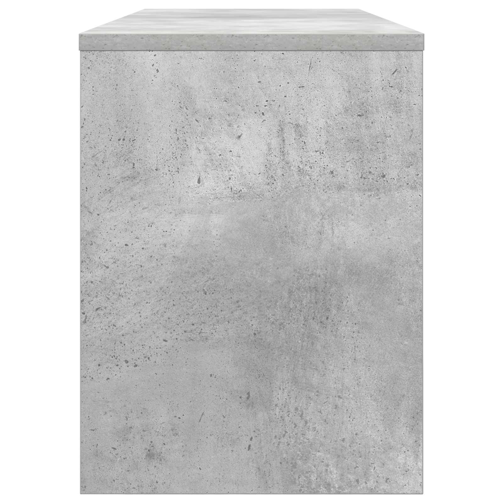 Mobile TV Grigio cemento 100 x 30 x 40 cm Legno multistrato
