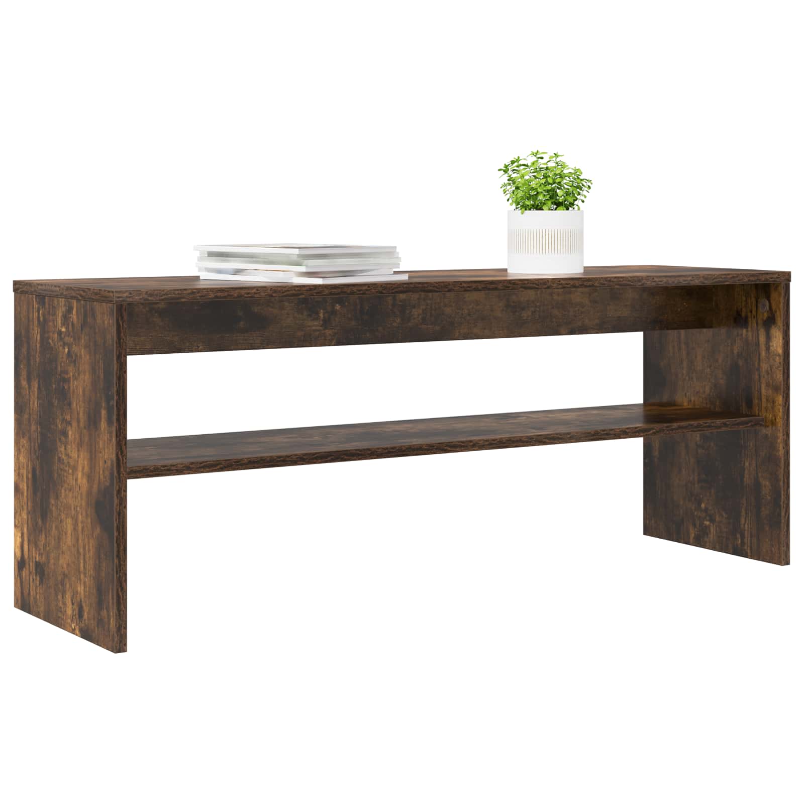 Mobile TV Rovere fumé 100 x 30 x 40 cm Legno multistrato