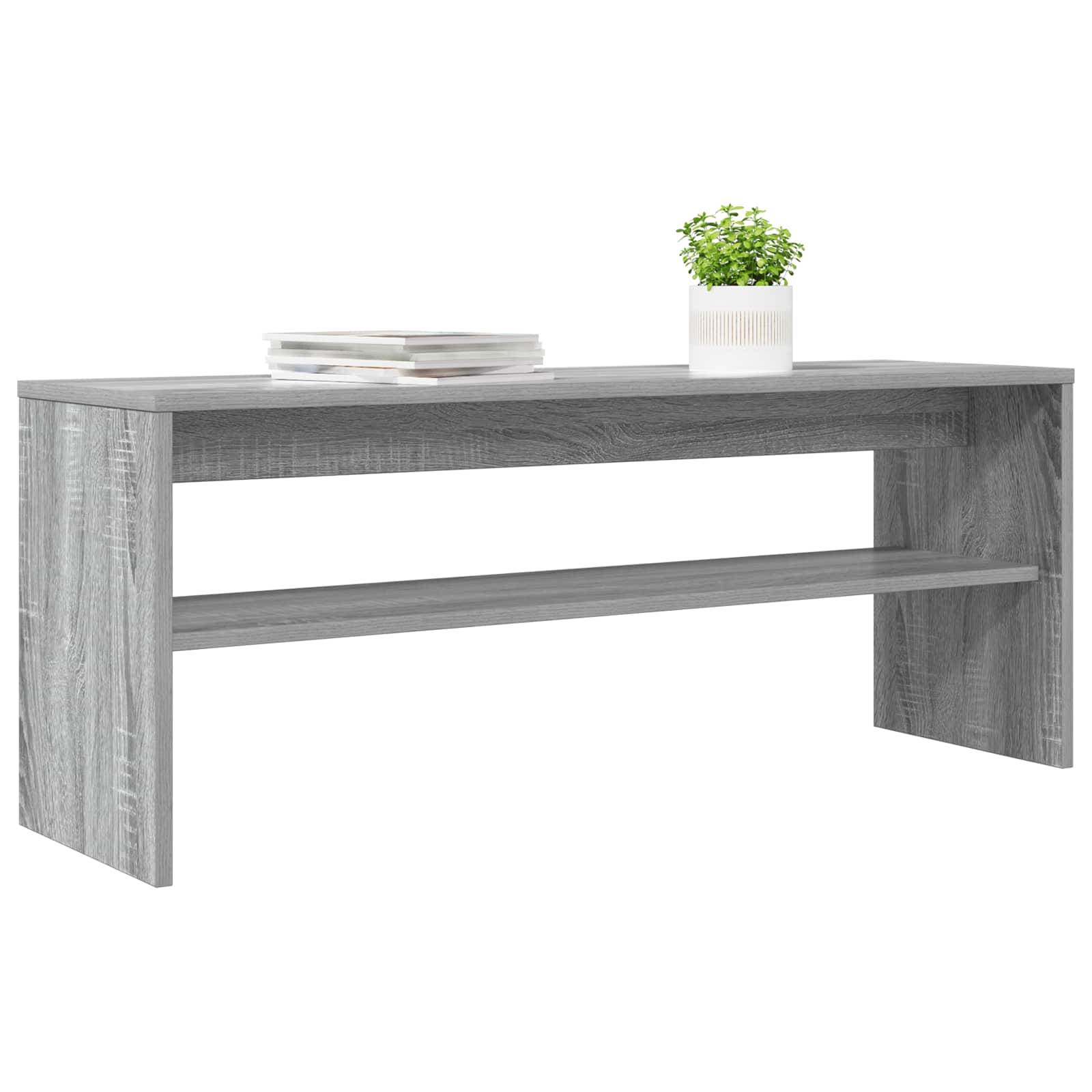 Mobile TV Grigio Sonoma 100 x 30 x 40 cm Legno multistrato