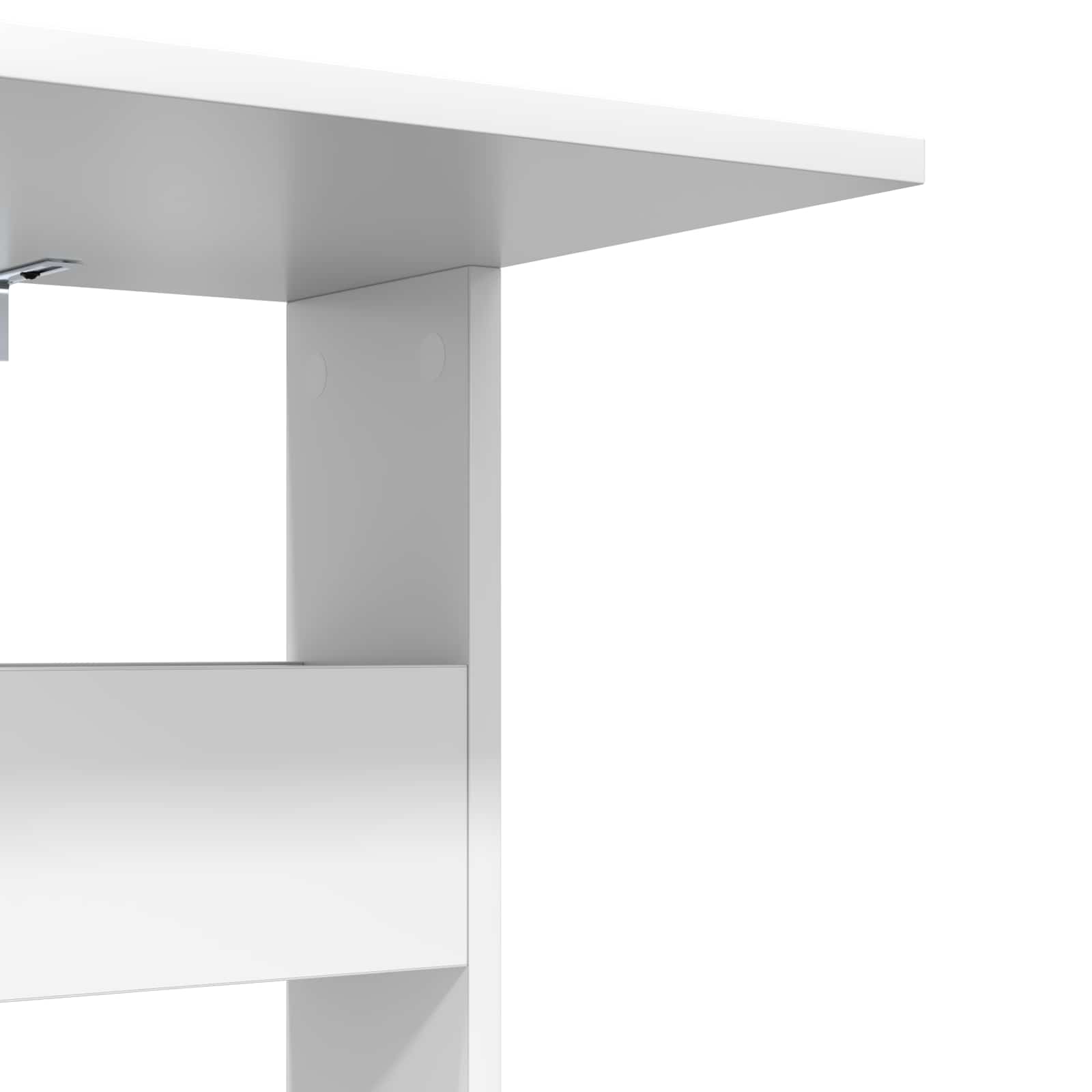 Tavolo laterale Bianco 40 x 35 x 60,5 cm Legno multistrato