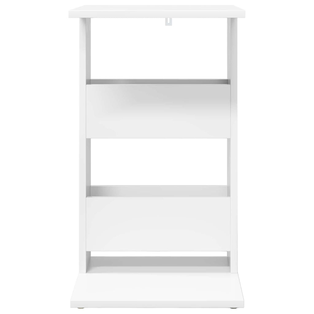 Tavolo laterale Bianco 40 x 35 x 60,5 cm Legno multistrato