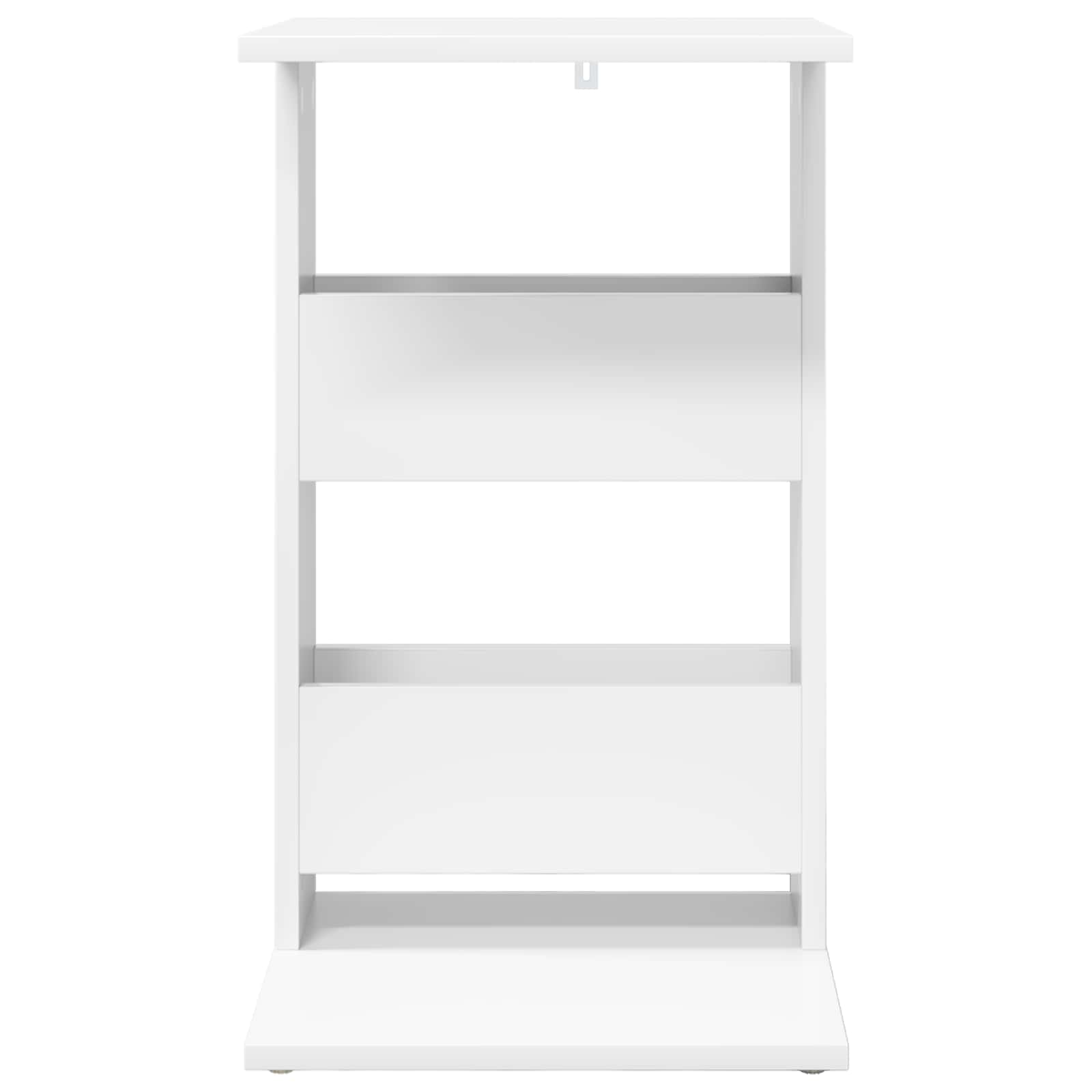 Tavolo laterale Bianco 40 x 35 x 60,5 cm Legno multistrato