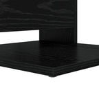 Tavolo laterale Rovere Nero 40 x 35 x 60,5 cm Legno multistrato
