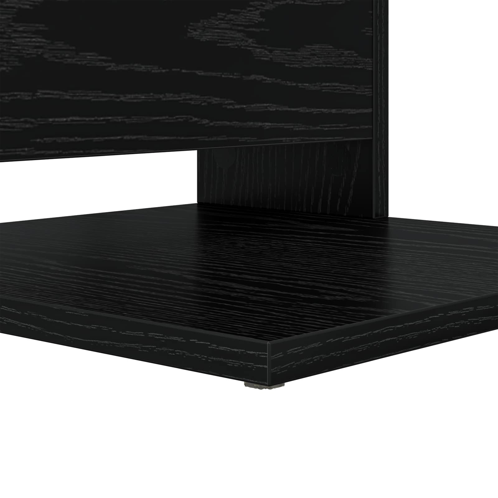 Tavolo laterale Rovere Nero 40 x 35 x 60,5 cm Legno multistrato