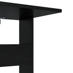 Tavolo laterale Rovere Nero 40 x 35 x 60,5 cm Legno multistrato