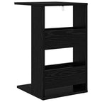Tavolo laterale Rovere Nero 40 x 35 x 60,5 cm Legno multistrato