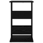 Tavolo laterale Rovere Nero 40 x 35 x 60,5 cm Legno multistrato