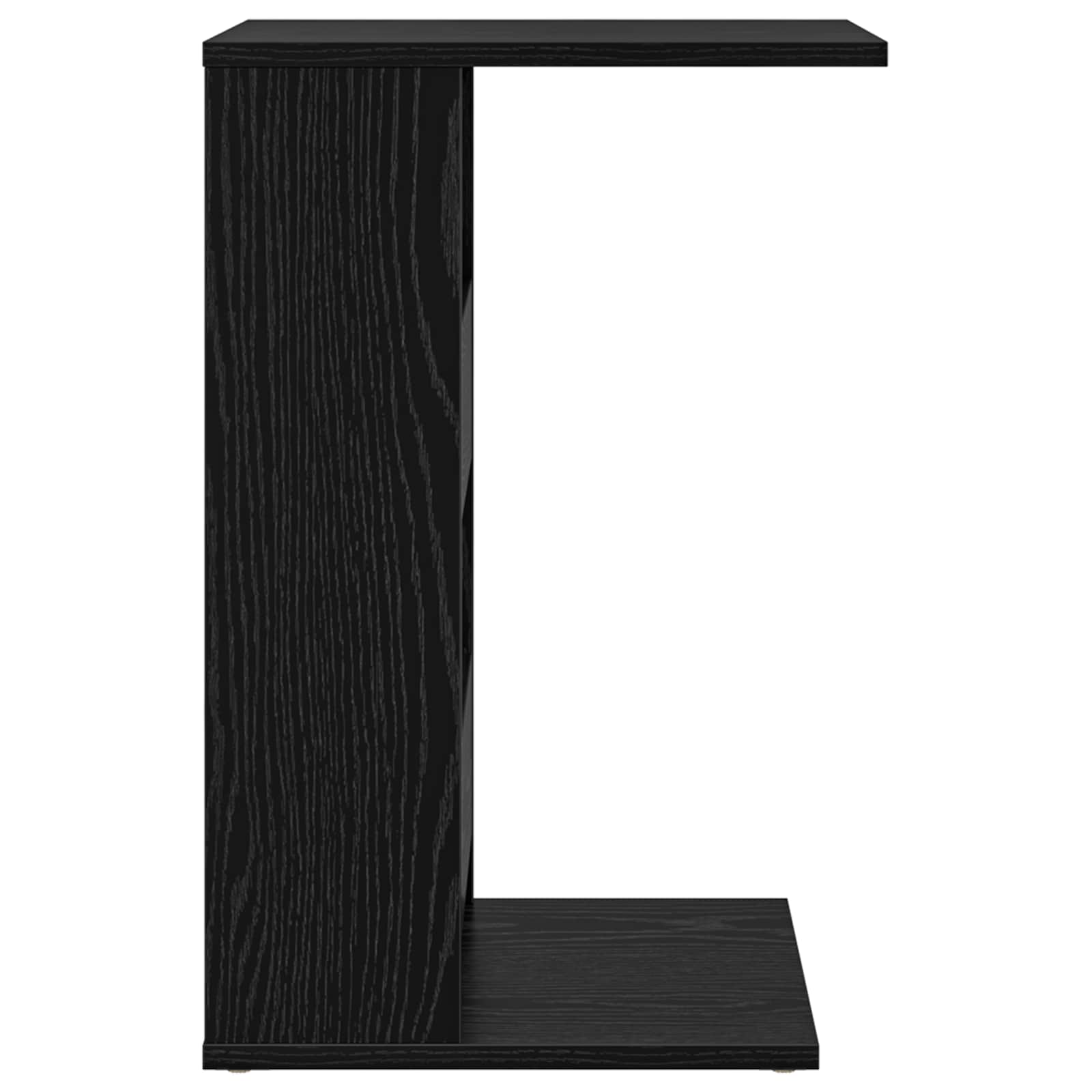 Tavolo laterale Rovere Nero 40 x 35 x 60,5 cm Legno multistrato