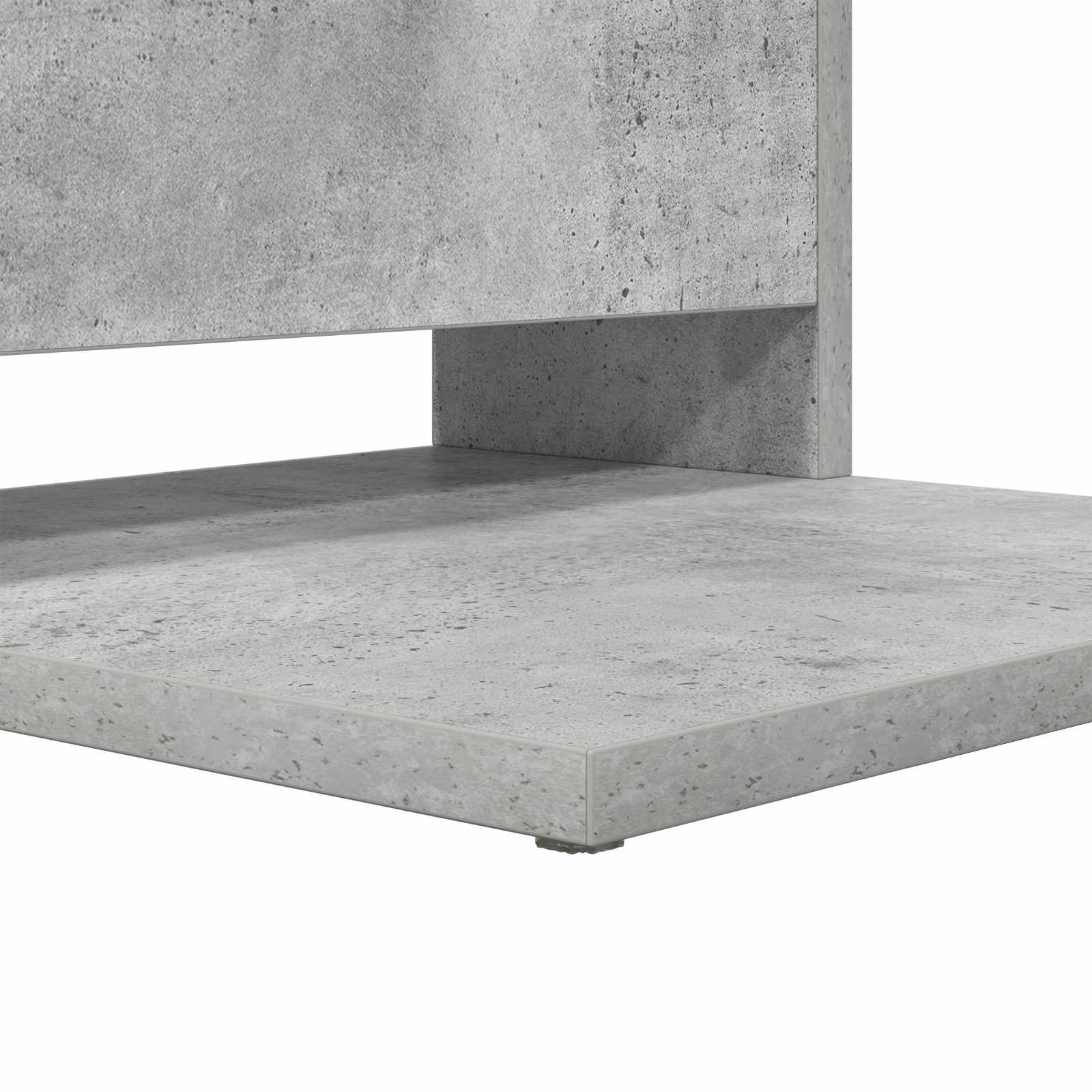 Tavolo laterale Grigio cemento 40 x 35 x 60,5 cm