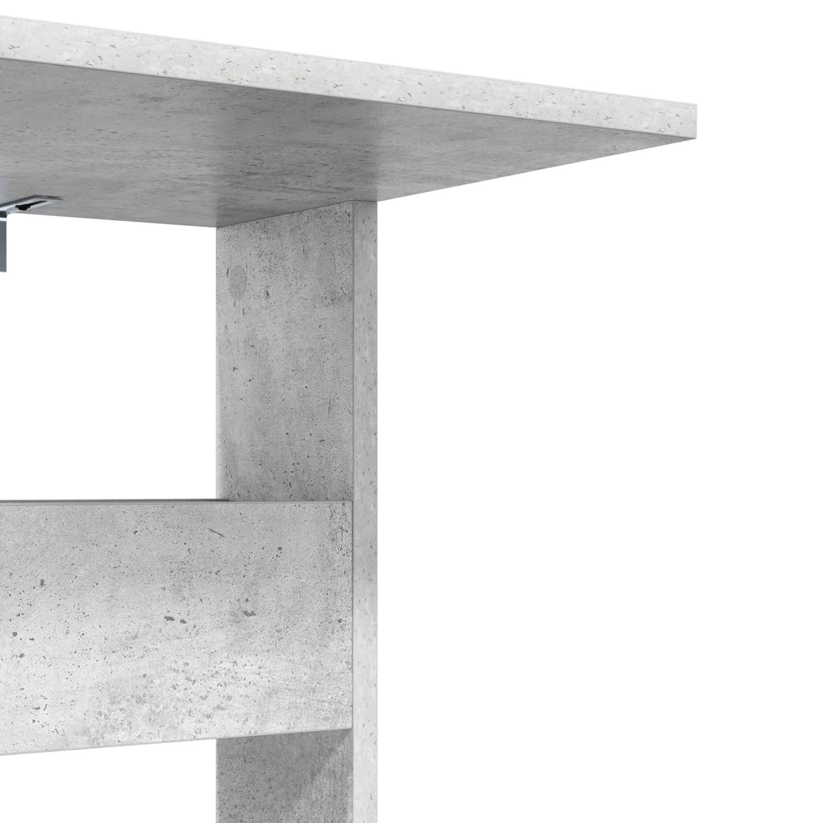 Tavolo laterale Grigio cemento 40 x 35 x 60,5 cm