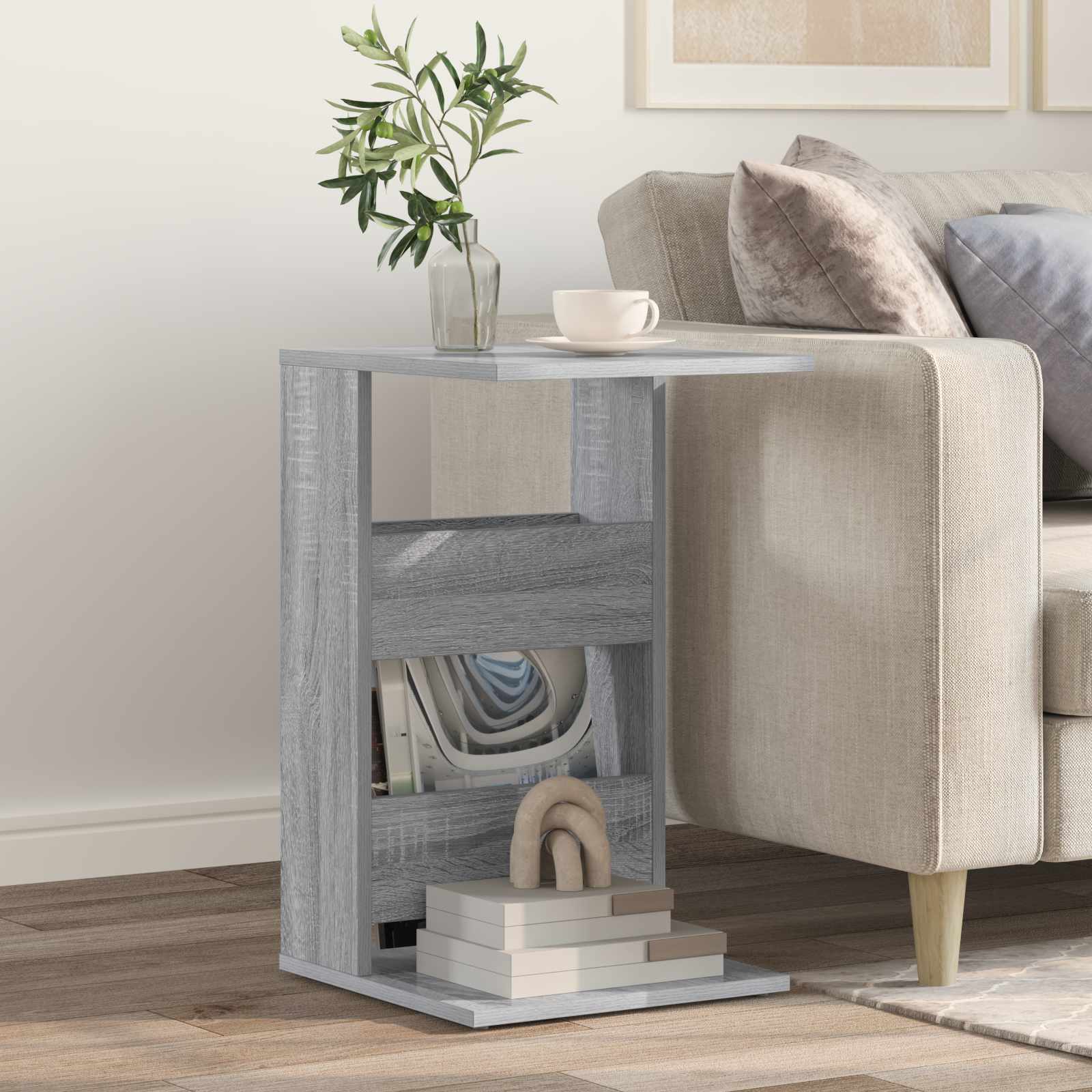Tavolo laterale Grigio Sonoma 40 x 35 x 60,5 cm