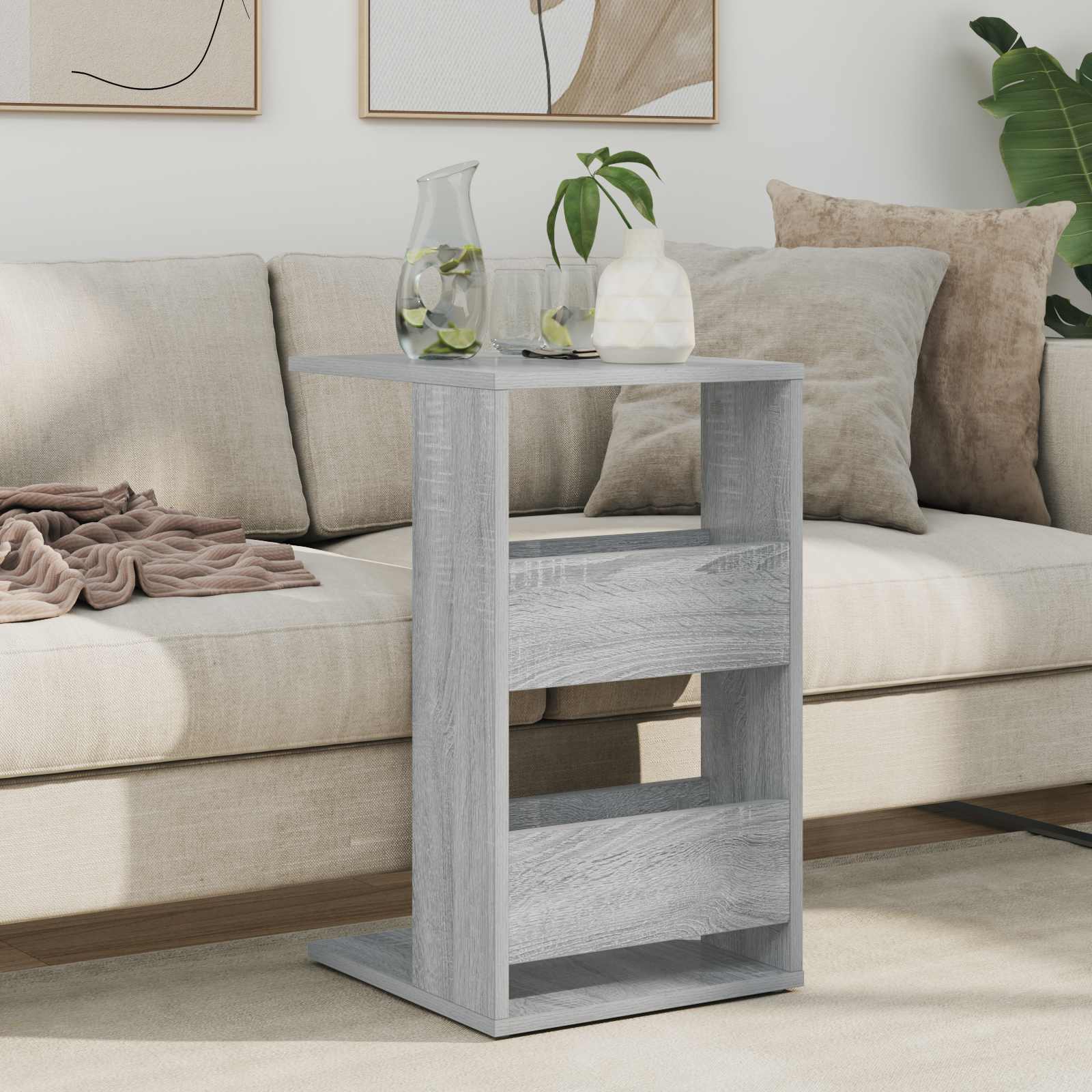 Tavolo laterale Grigio Sonoma 40 x 35 x 60,5 cm