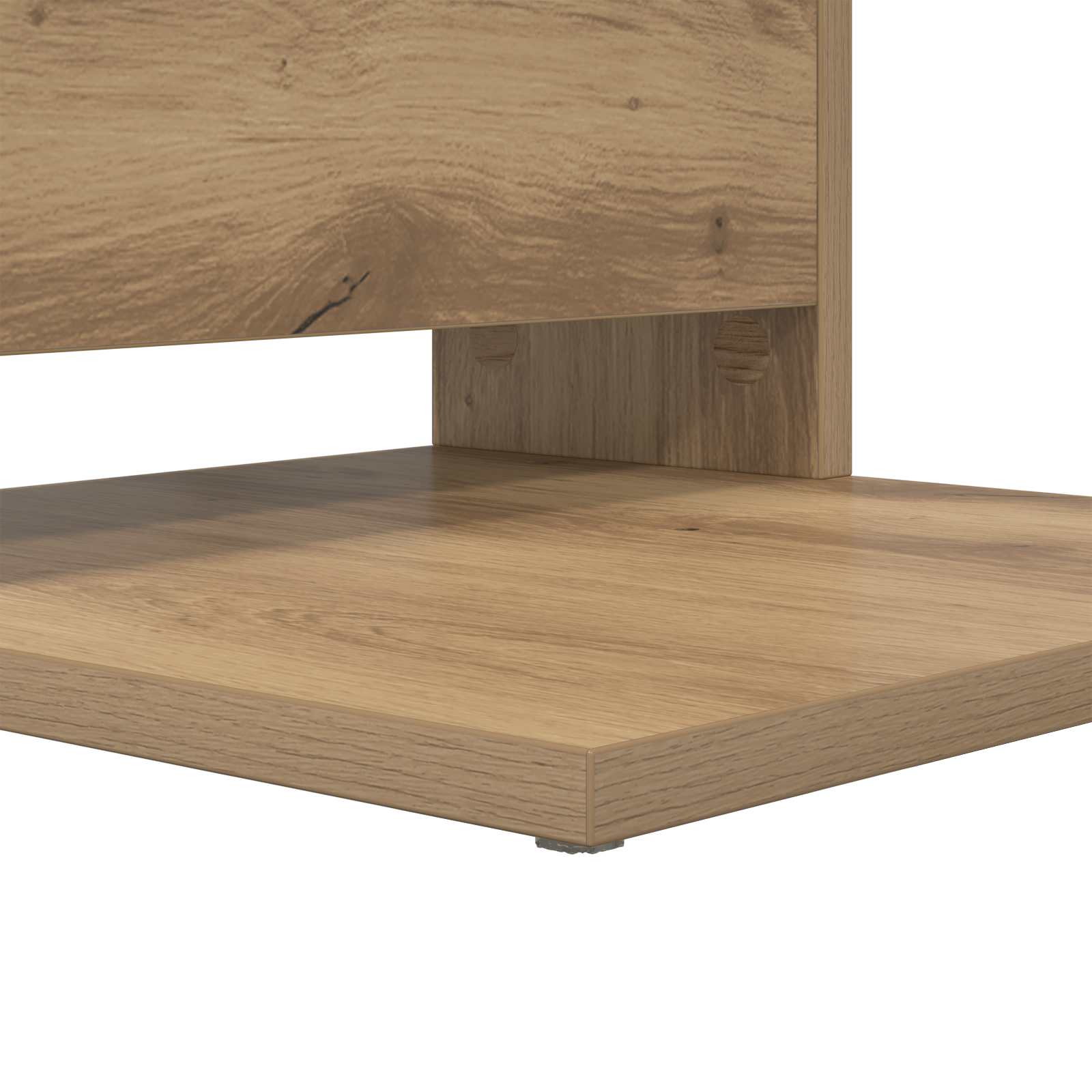 Tavolo laterale Rovere artigianale 40 x 35 x 60,5 cm