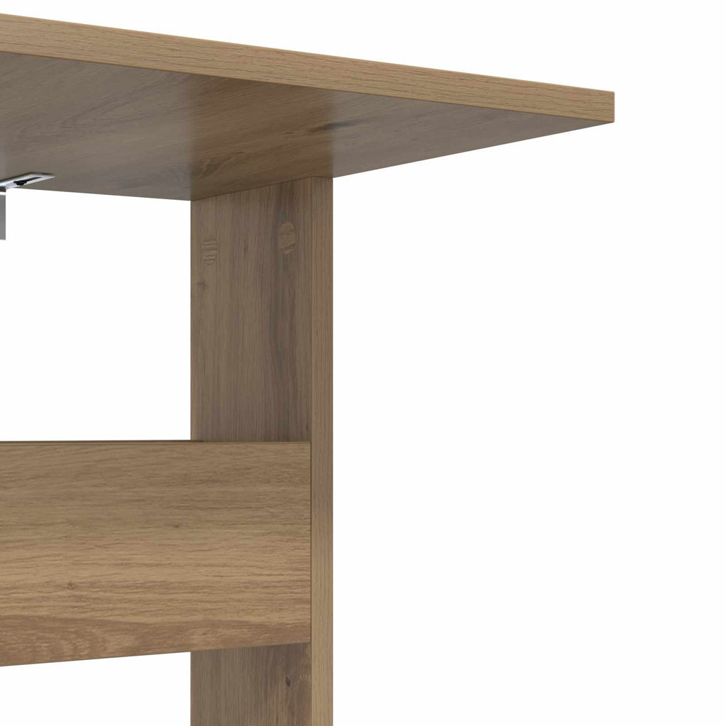 Tavolo laterale Rovere artigianale 40 x 35 x 60,5 cm