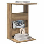 Tavolo laterale Rovere artigianale 40 x 35 x 60,5 cm